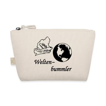 Weltenbummler SVG - Bio-Täschchen - Natur - Vorne