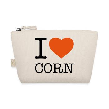 I LOVE CORN Mais - Bio-Täschchen - Natur - Vorne