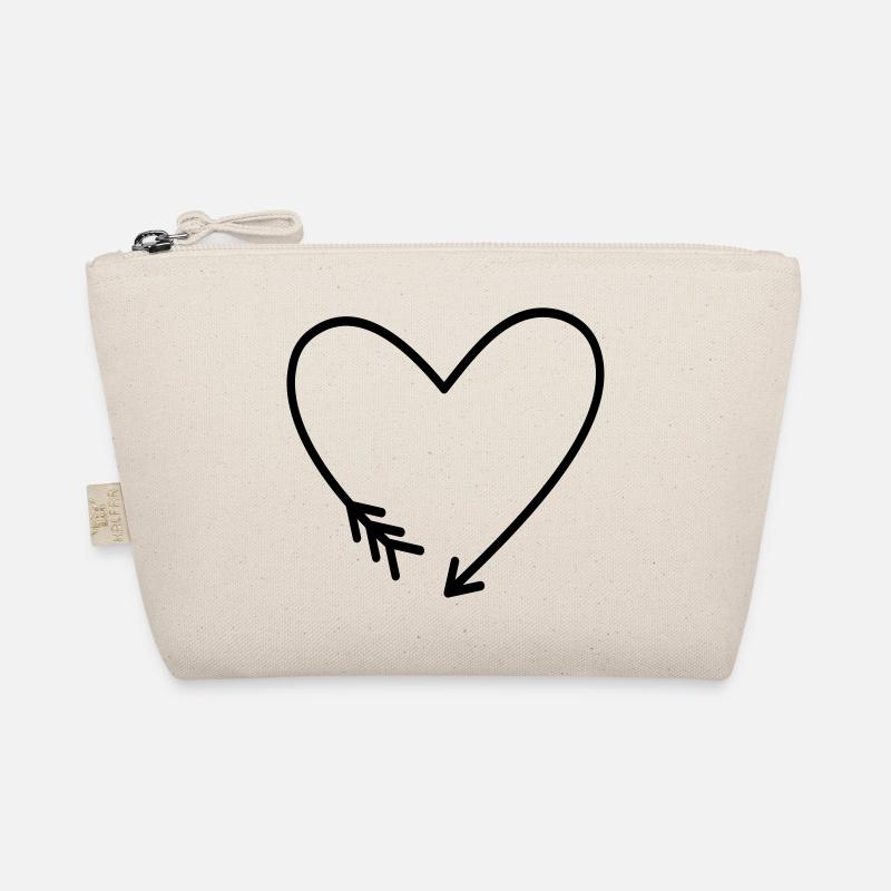 Icônes de flèche coeur amour cadeau de force Trousse biologique