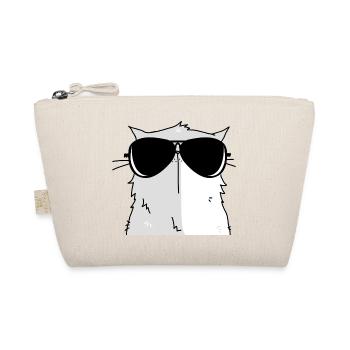 portrait d'un chat aux lunettes de soleil - Trousse biologique - nature - Devant