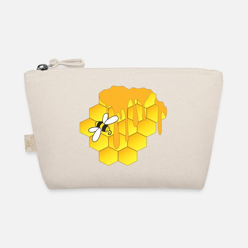 Honey bee, honeycomb Organic Pouch