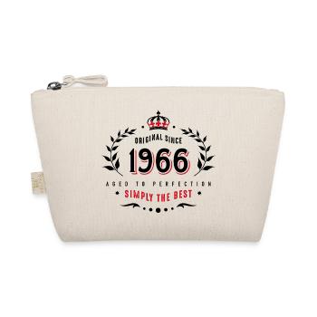original since 1966 simply the best 50th birthday - Bio-Täschchen - Natur - Vorne