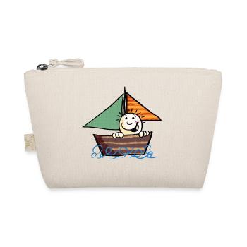 Kind aufm Boot - Bio-Täschchen - Natur - Vorne