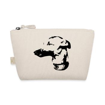 Tête de whippet - Trousse biologique - nature - Devant