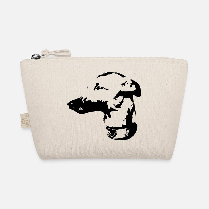 Whippet Kopf Bio-Täschchen