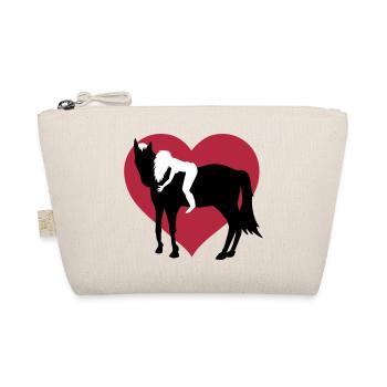 Fille et son cheval - Trousse biologique - nature - Devant