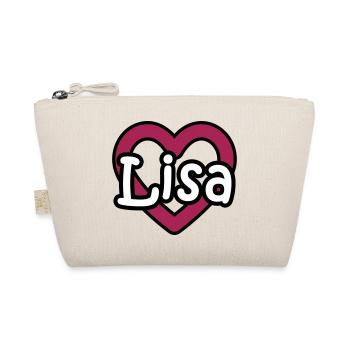 Lisa nom de famille prénom nom de jeune fille nom de coeur jour - Trousse biologique - nature - Devant
