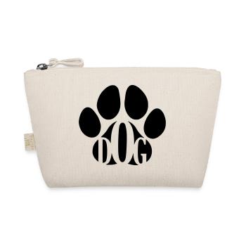 Dog, dog paw, man's best friend - Organic Pouch - nature - Front