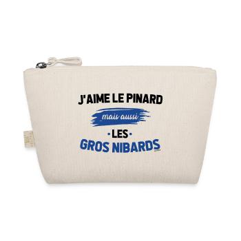 J'aime le pinard mais aussi les gros nibards - Trousse biologique - nature - Devant