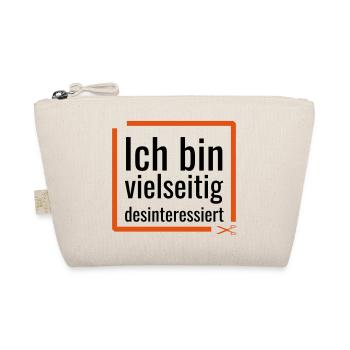 Ich bin vielseitig desinteressiert - Bio-Täschchen - Natur - Vorne