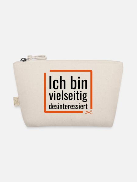 Ich bin vielseitig desinteressiert - Bio-Täschchen - Natur