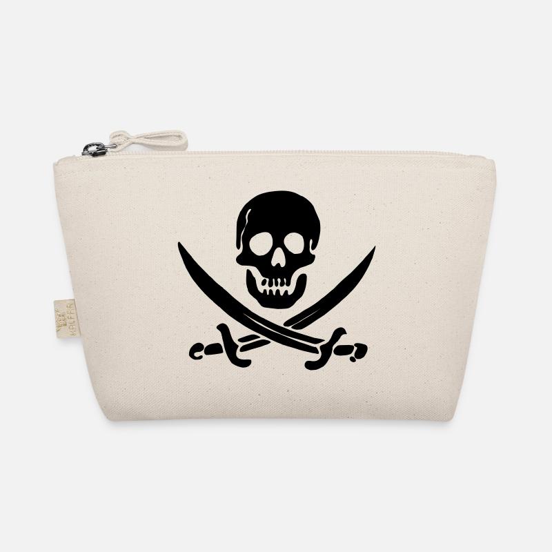 Crâne de crâne de drapeau pirate Trousse biologique