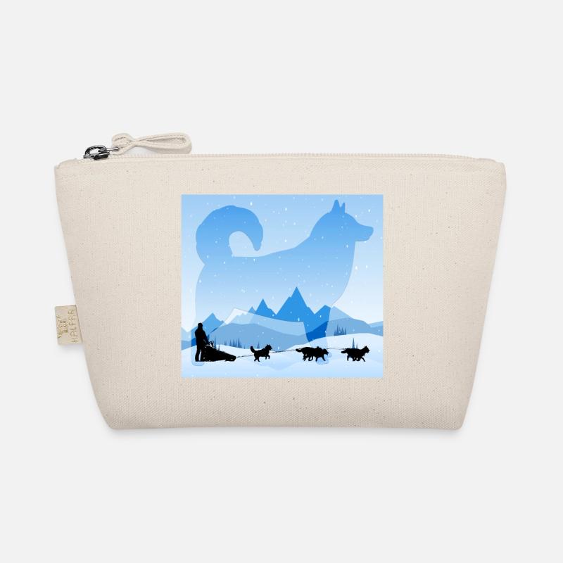 sled dogs Organic Pouch