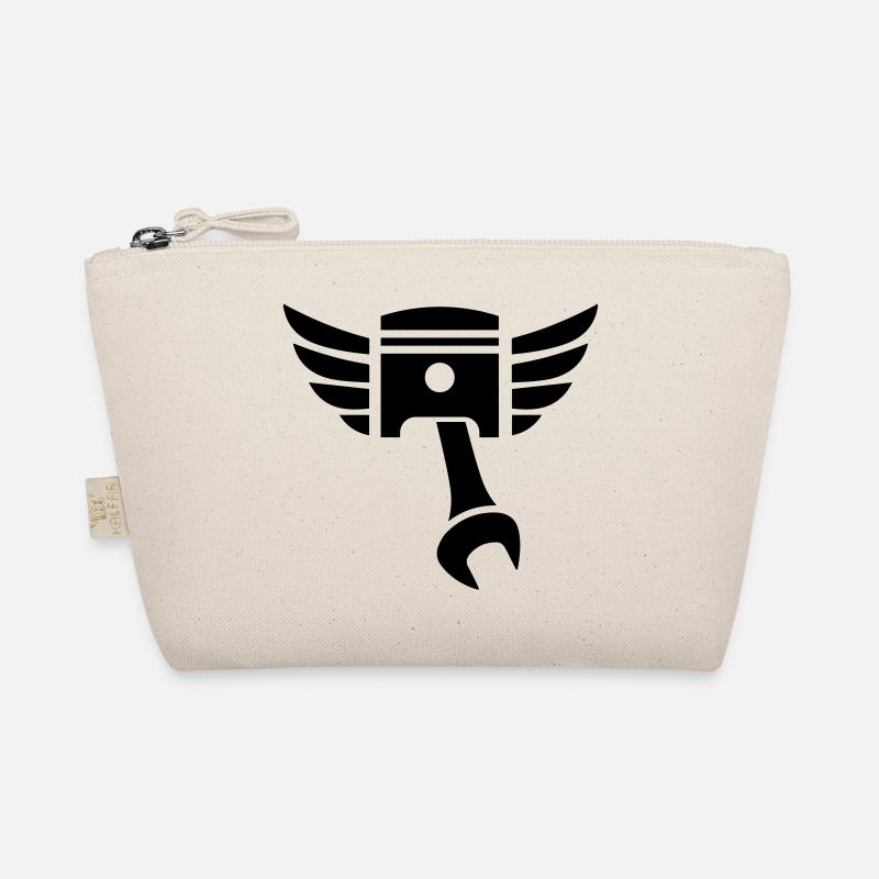 Emblème de clé de piston avec ailes Trousse biologique