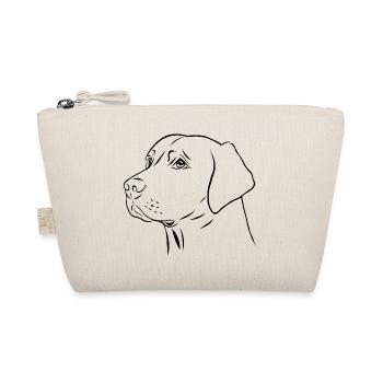 Drawn Labrador Retriever Portrait - Organic Pouch - nature - Front