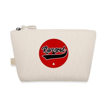 Rare Soul Vinyl Record Label Red Side A - Organic Pouch - nature - Front