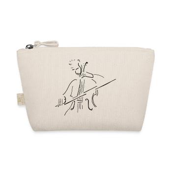 Cellist pur scharz - Organic Pouch - nature - Front