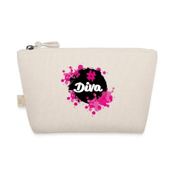 Diva Statement #Diva Design by KunterbuntBerlin - Organic Pouch - nature - Front