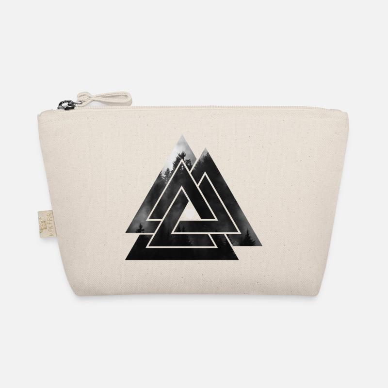 Valknut Wikinger Symbol Bio-Täschchen