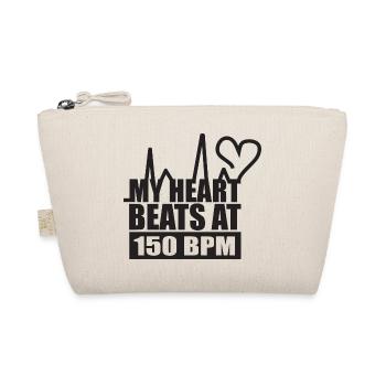 Mon cœur bat à 150 BPM - Trousse biologique - nature - Devant