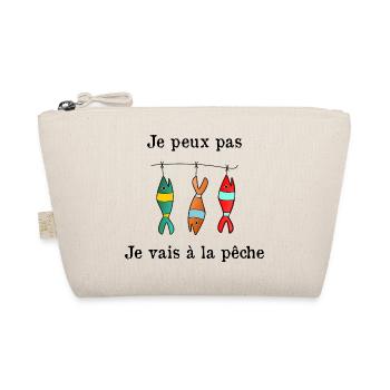 JE PEUX PAS. PÊCHE. PÊCHEUR. RETRAITE. SARDINE - Trousse biologique - nature - Devant