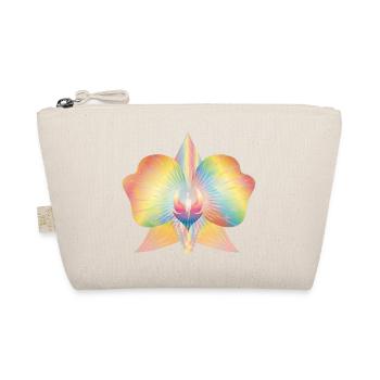 colorful shimmering abstract orchid swell - Organic Pouch - nature - Front