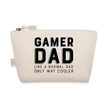 Gamer dad - Organic Pouch - nature - Front