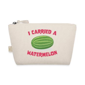 I carried a watermelon - Organic Pouch - nature - Front