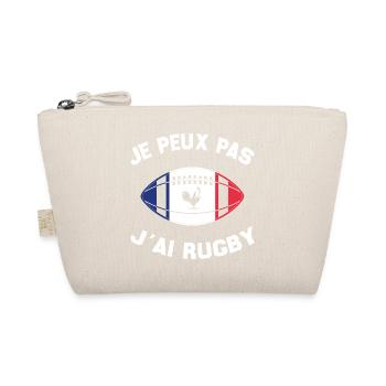 Je Peux Pas J'ai Rugby - Trousse biologique - nature - Devant