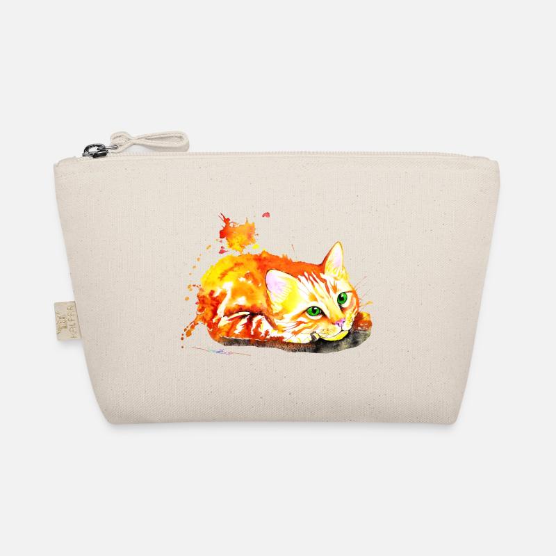 Rote Katze Bio-Täschchen