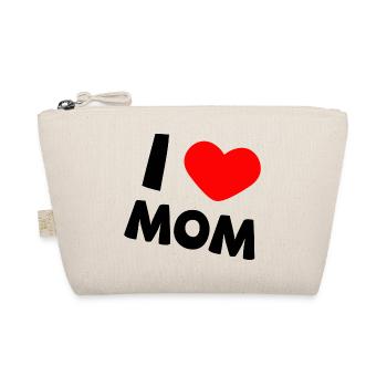 i love mom - Organic Pouch - nature - Front