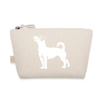 Jack Russell Terrier "Black Edition" - Organic Pouch - nature - Front