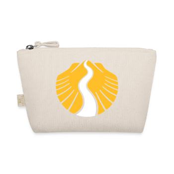Way of St. James shell | Pilgrim's mussel Camino Santiago - Organic Pouch - nature - Front