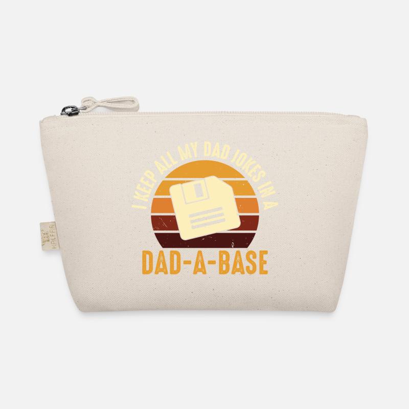 Papa Witz Diskette Retro Design Bio-Täschchen