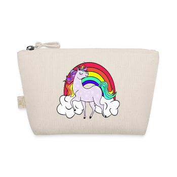 Licorne avec arc-en-ciel et nuages - Trousse biologique - nature - Devant