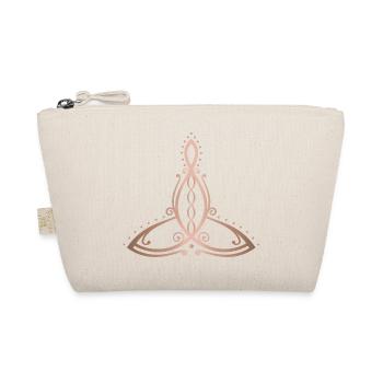 Celtic Motherhood Symbol Mutter mit vier Kindern - Bio-Täschchen - Natur - Vorne
