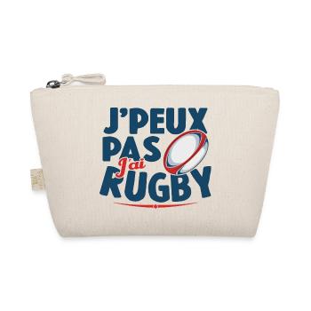 Je Peux Pas J'ai Rugby Cadeau Amoureux De Rugby - Trousse biologique - nature - Devant