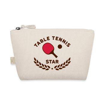 Table tennis star (laurel wreath) - Organic Pouch - nature - Front