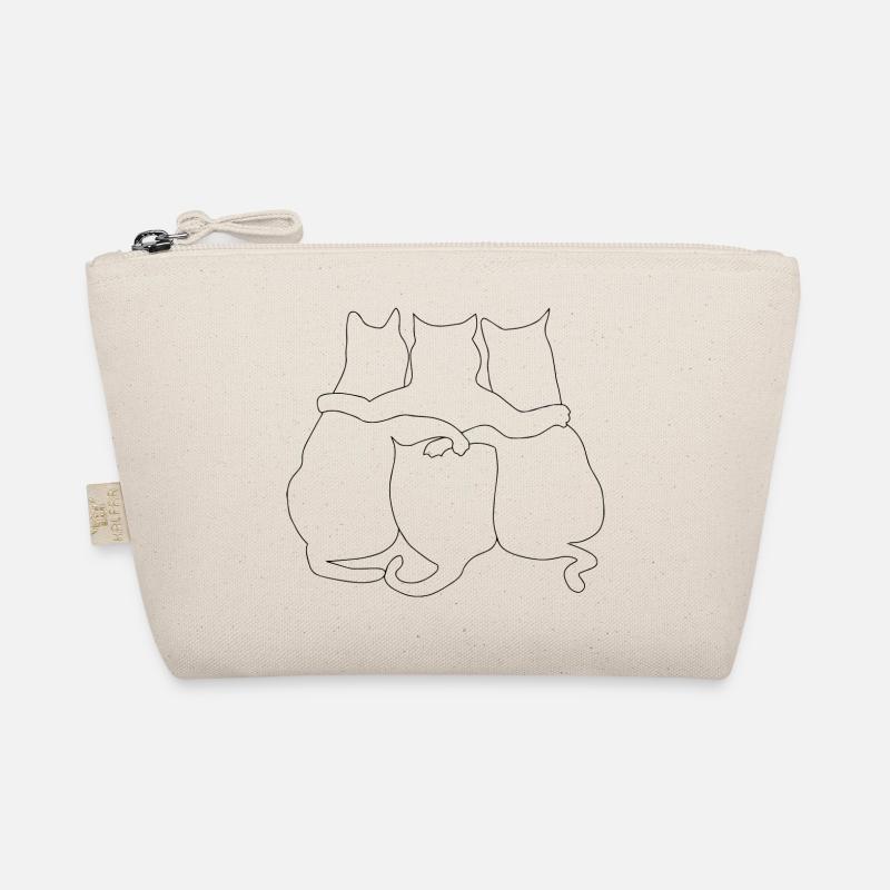 3 Chats ensemble | Chats Dessin au trait Trousse biologique
