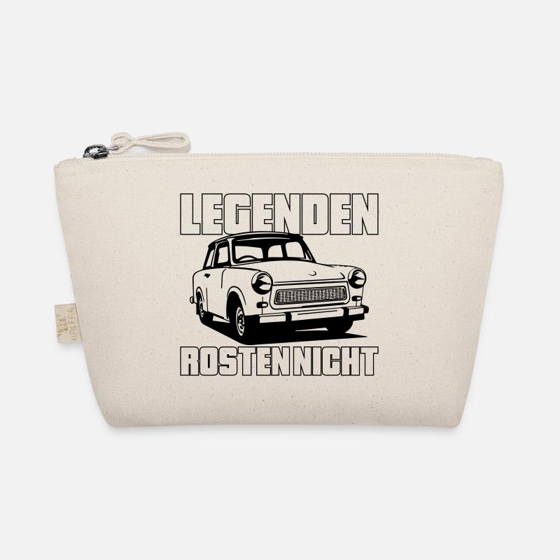 Farbe änderbar | Trabi Trabbi  Pappe DDR - Bio-Täschchen - Natur