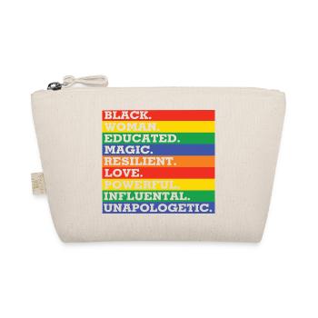 Motivational rainbow color combination - Organic Pouch - nature - Front