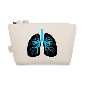 Respiratory therapist lungs - Organic Pouch - nature - Front