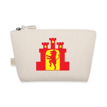 León und Castilla in Rot und Gelb - Bio-Täschchen - Natur - Vorne