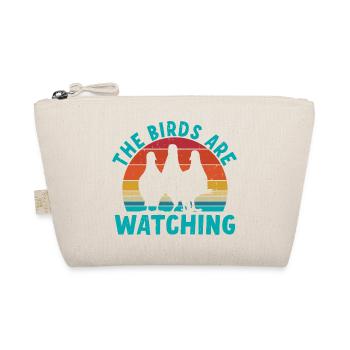 Birds Are Watching - Bio-Täschchen - Natur - Vorne