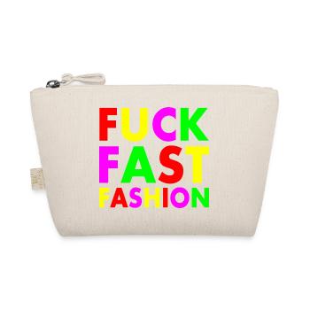 Fuck fast fashion - Bio-Täschchen - Natur - Vorne