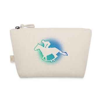 Show Jumping Riding Women Riders Horse Riding - Organic Pouch - nature - Front