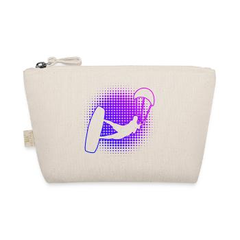 Kitesurf Kitesurfen Kitesurfer Kiten Kite - Organic Pouch - nature - Front