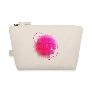 Kitesurf kitesurf kitesurfing men kiting - Organic Pouch - nature - Front