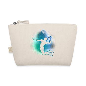 Volleyballspieler Volleyballspielen Herren - Bio-Täschchen - Natur - Vorne