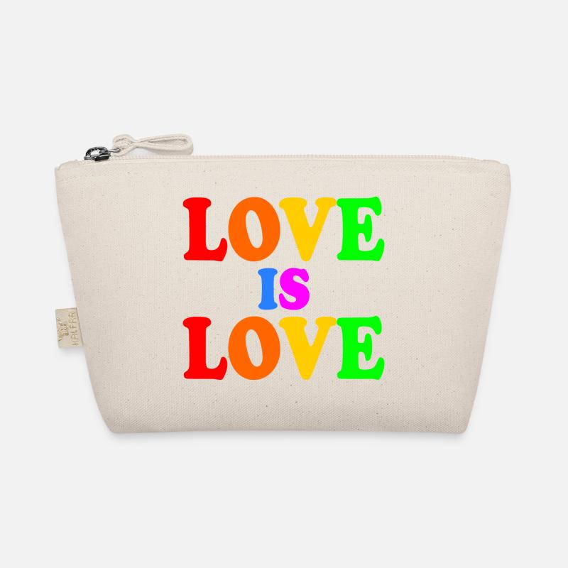 Love is love - Bio-Täschchen - Natur